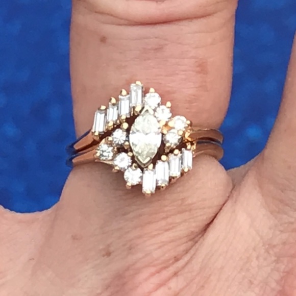 ❌❌❌SOLD❌❌❌DIAMONDS IN 14 KT GOLD RING - Picture 11 of 16